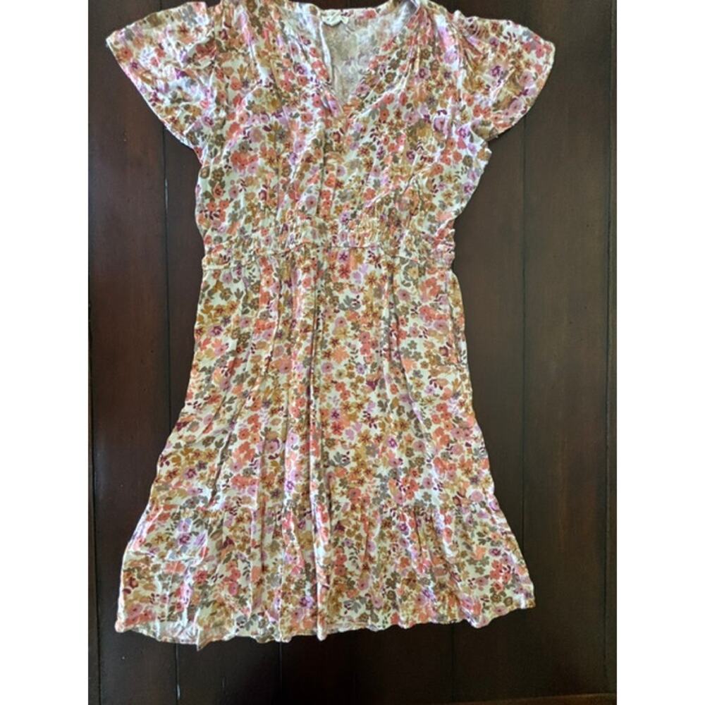BeachLunchLounge Women’s XXL Floral Maxi Dress Boho Cottagecore‎ Pockets